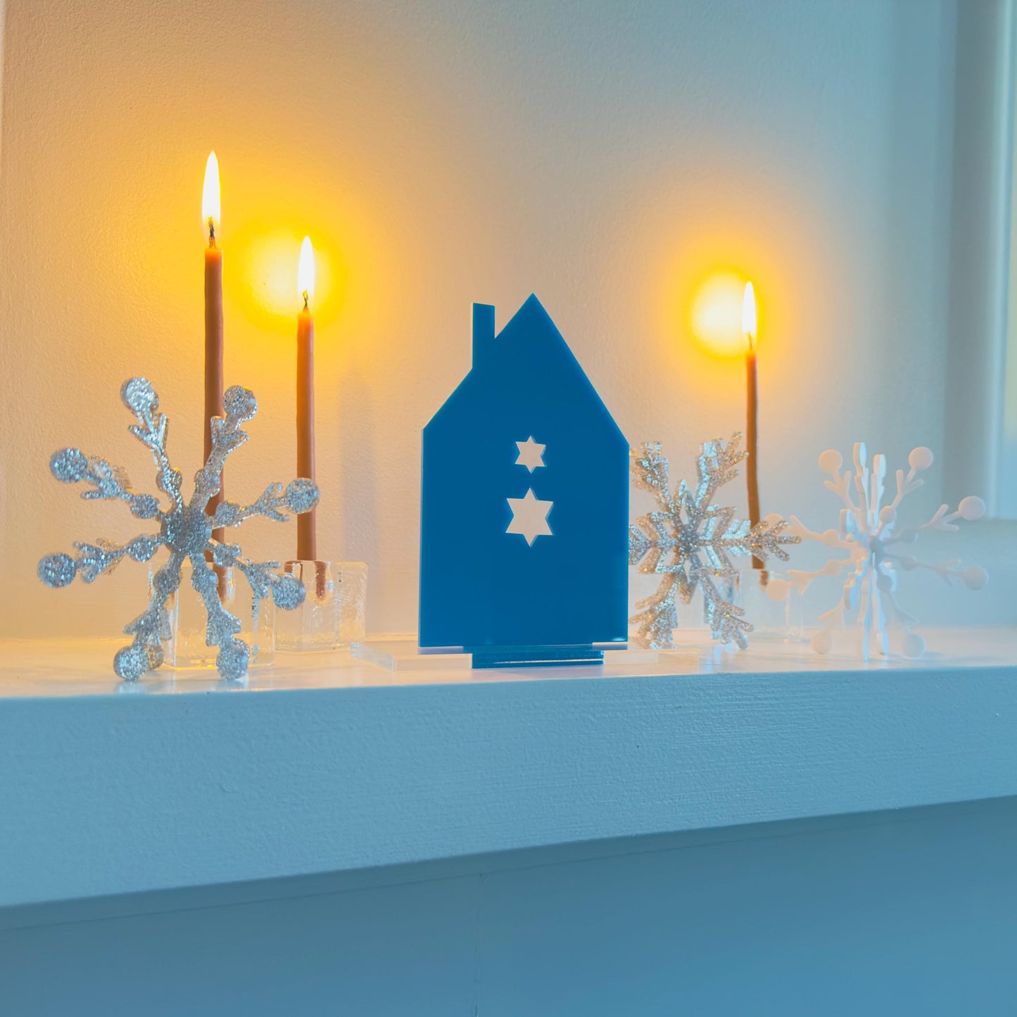 Acrylic Star Of David House Tabletop Decor