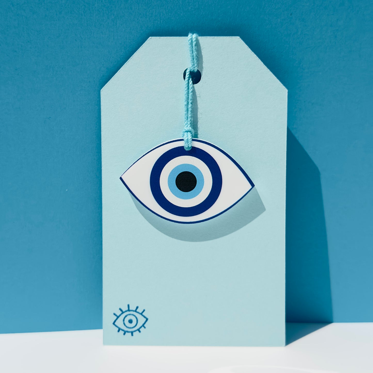 Acrylic Evil Eye Gift Tag