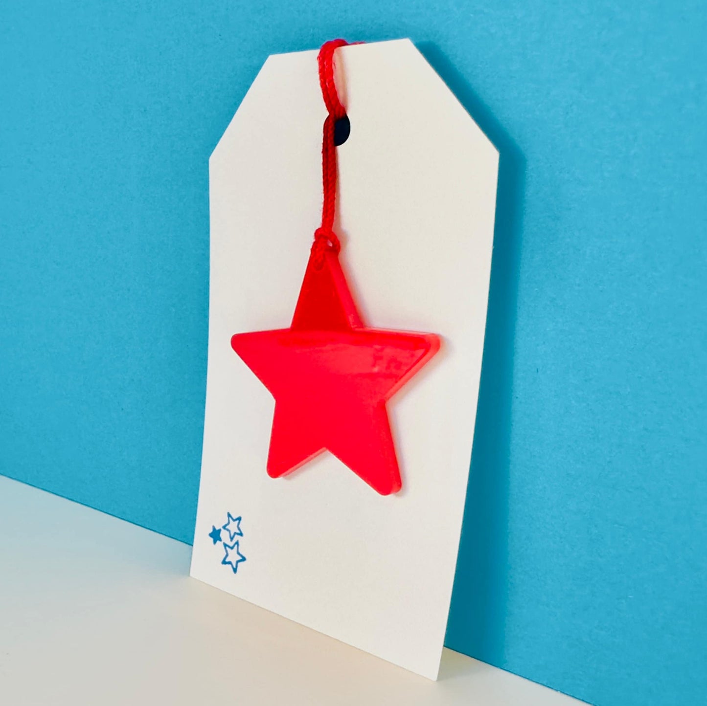 Acrylic Star Gift Tag