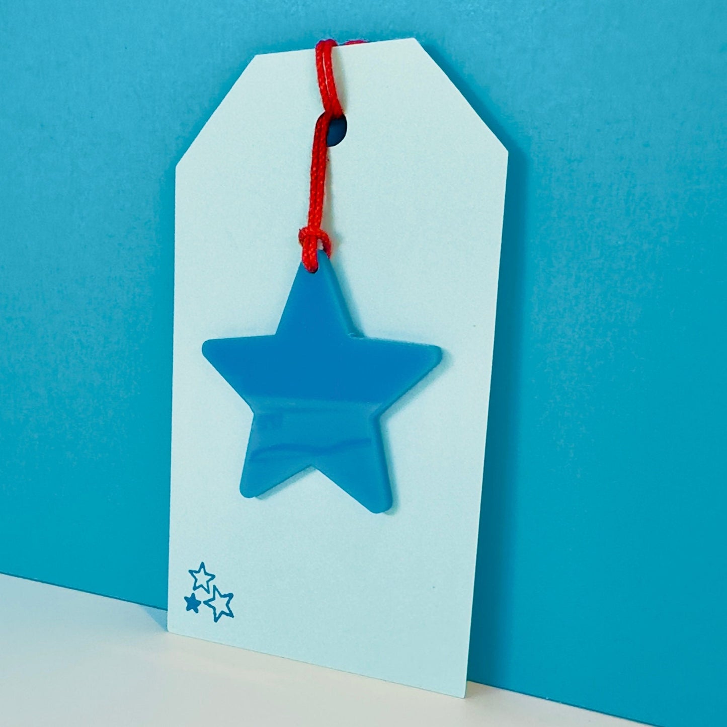 Acrylic Star Gift Tag