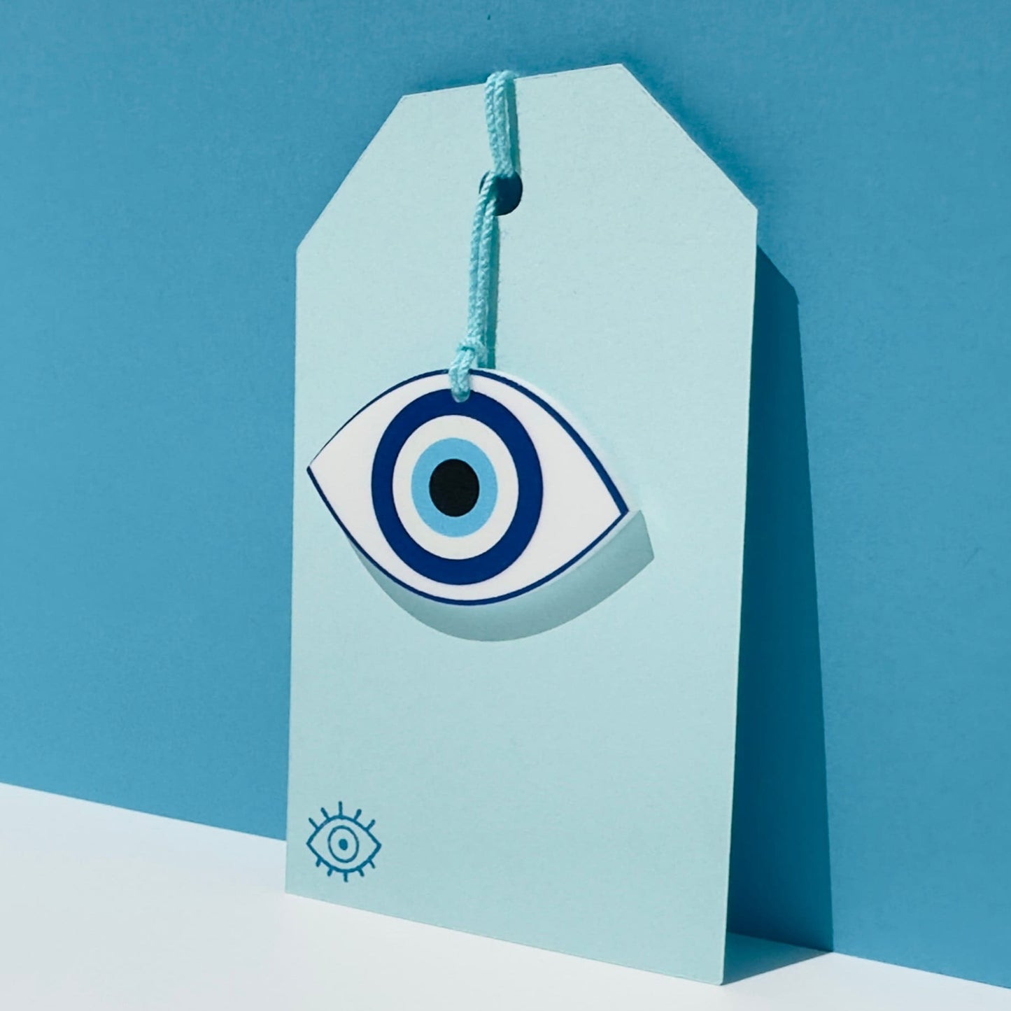 Acrylic Evil Eye Gift Tag
