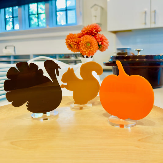 Acrylic Thanksgiving Tabletop Decor