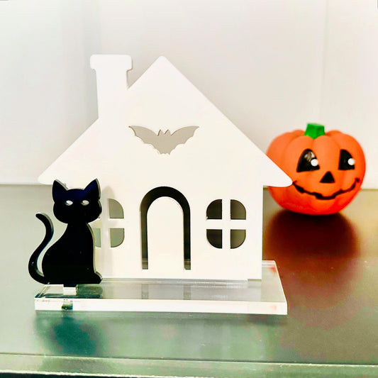 Halloween Small House Tabletop Decor