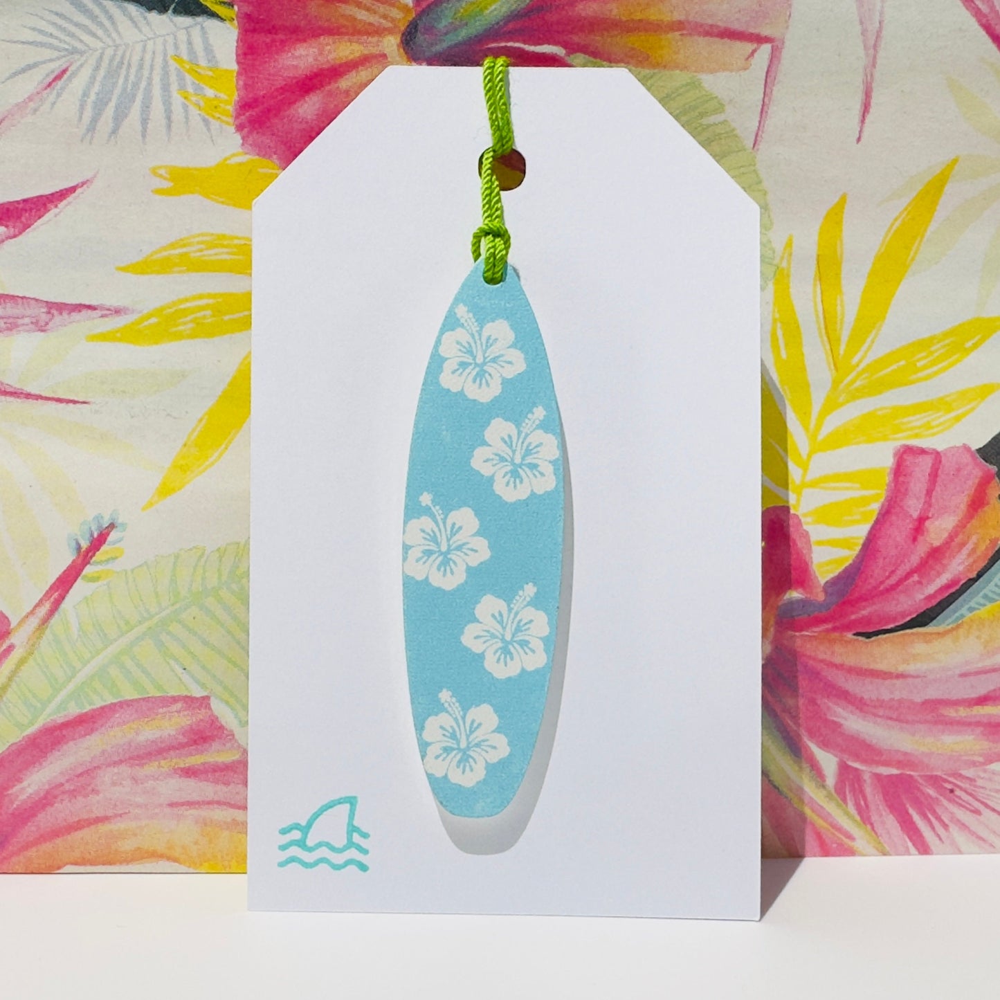 Acrylic Surfboard Gift Tag