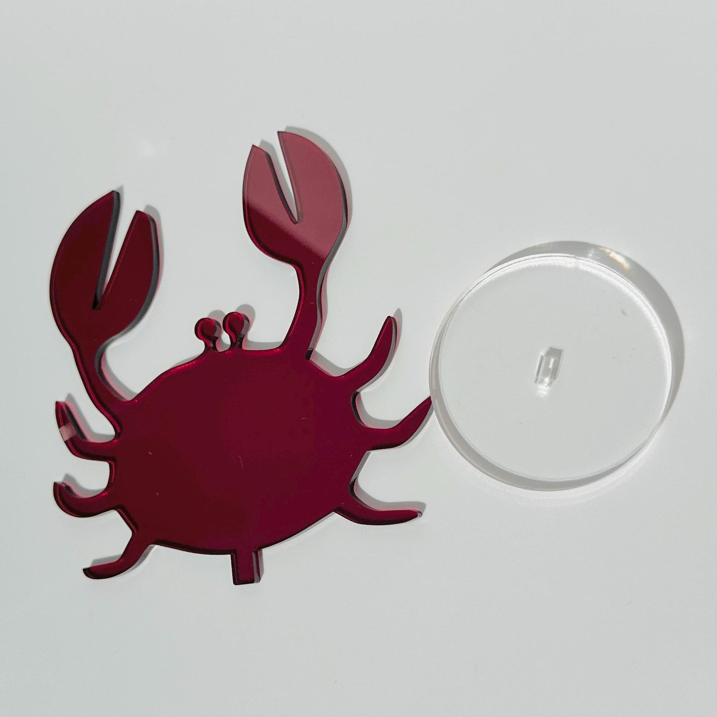 Acrylic Crab Tabletop Decor
