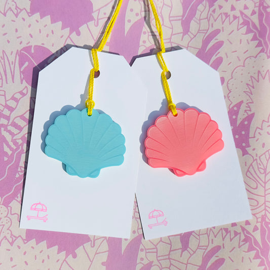 Acrylic Seashell Gift Tag