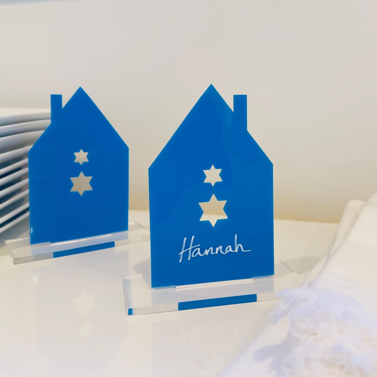 Acrylic Star Of David House Tabletop Decor