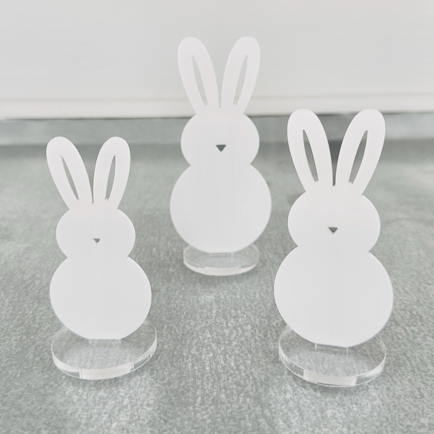 Acrylic Bunny Tabletop Decor