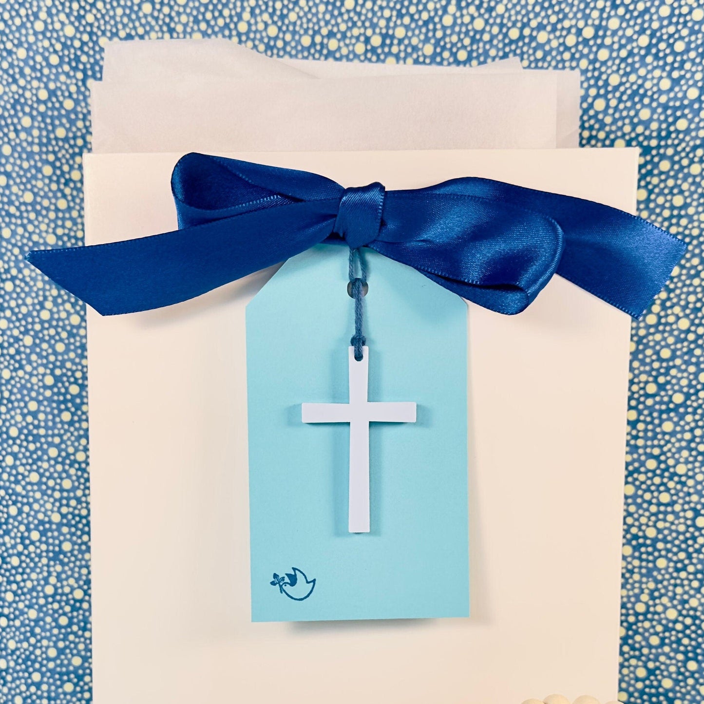 Acrylic Cross Gift Tag