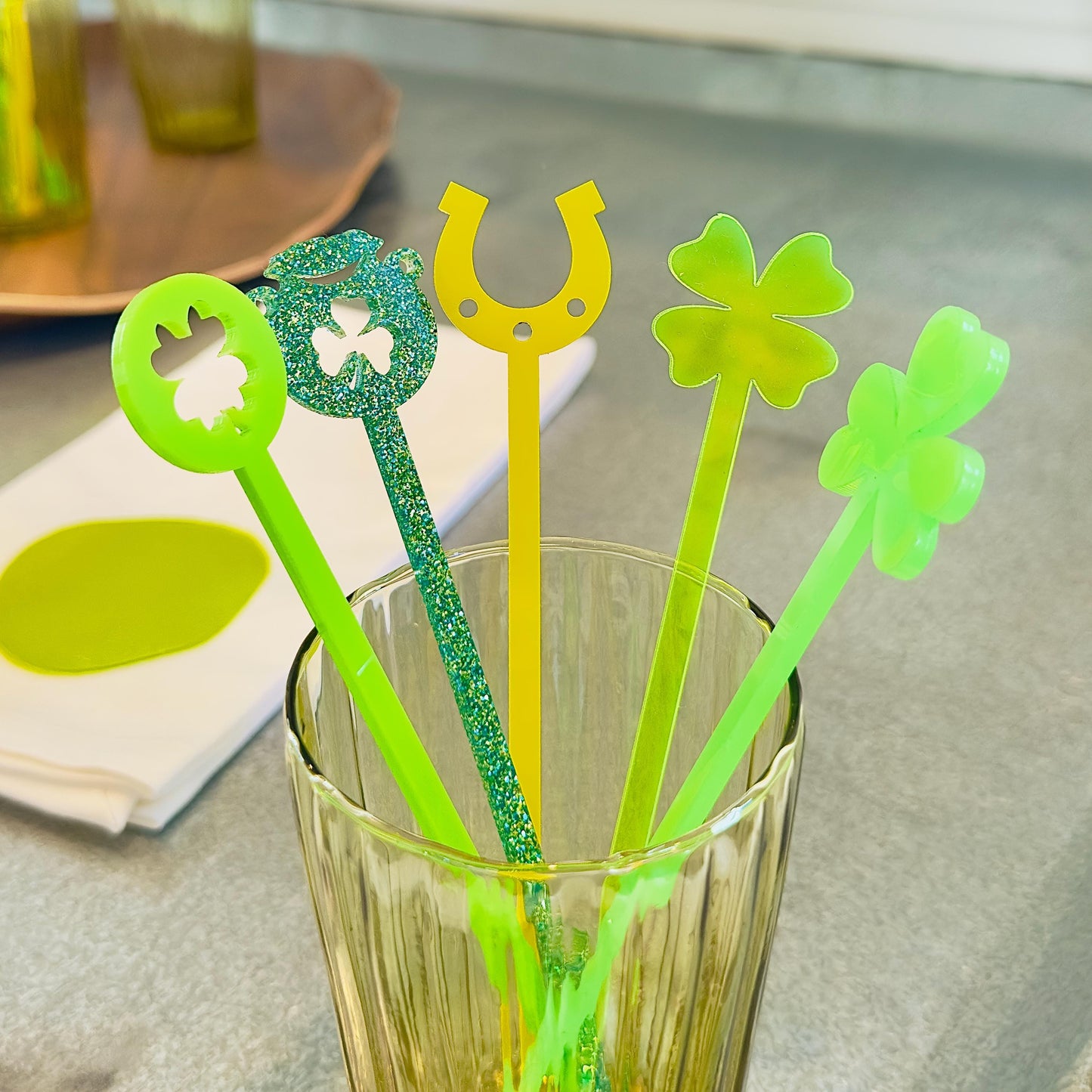 St Patrick's Day Drink Stirrers