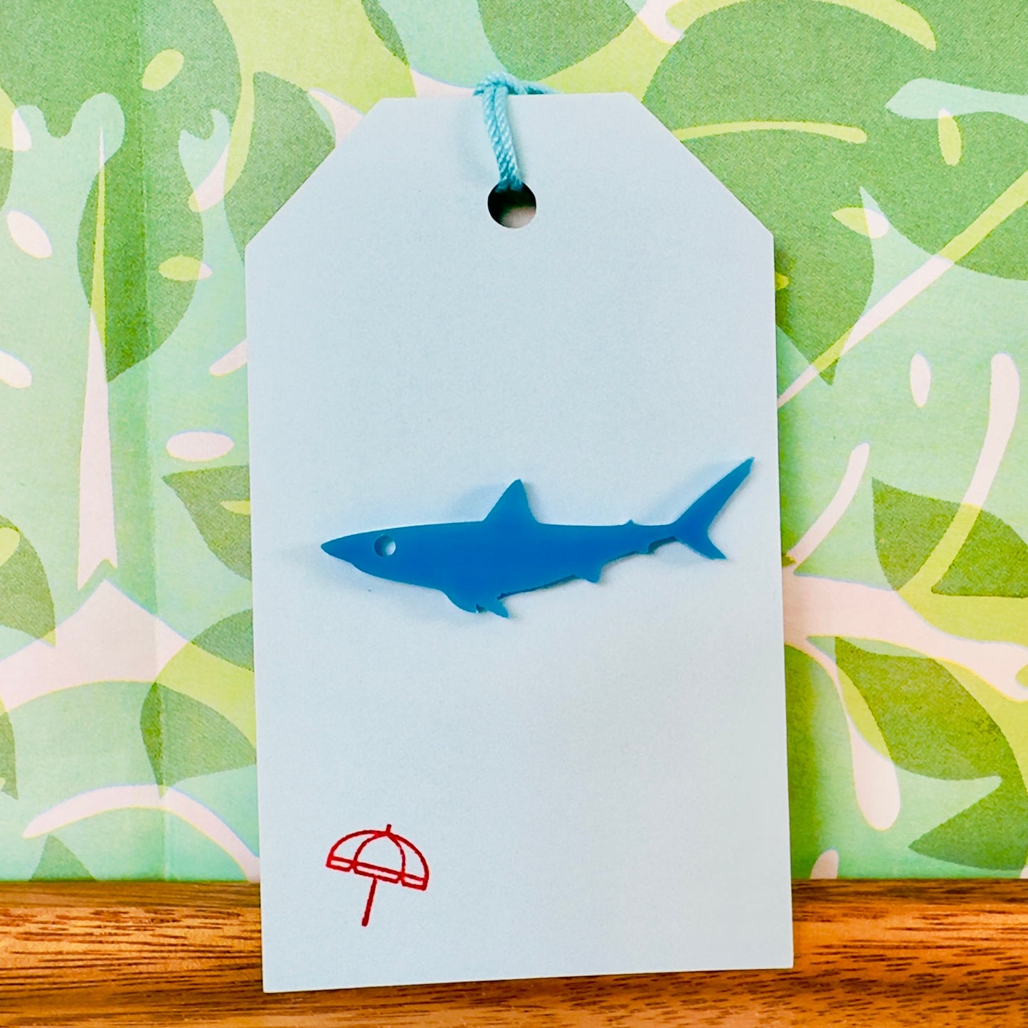 Acrylic Shark Gift Tag