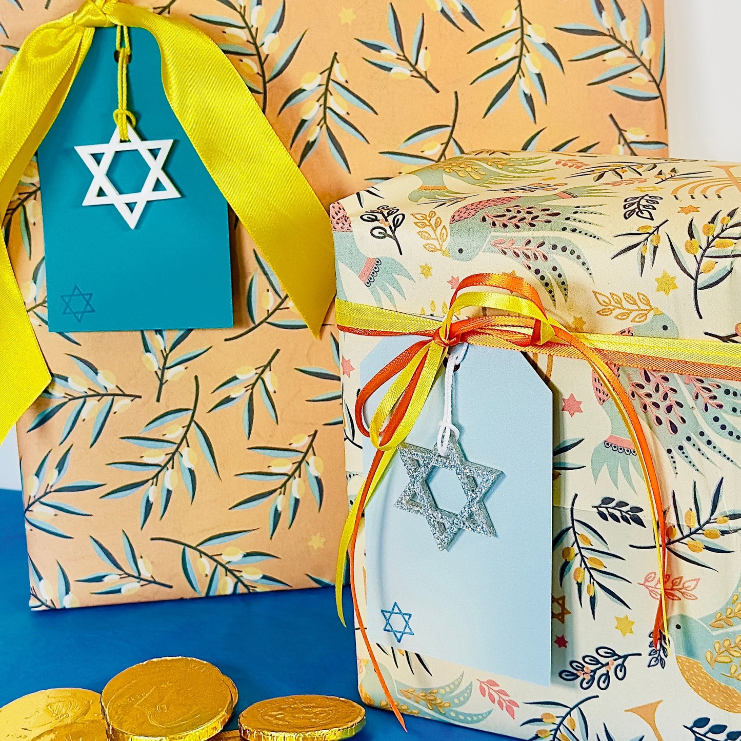 Acrylic Star Of David Gift Tag