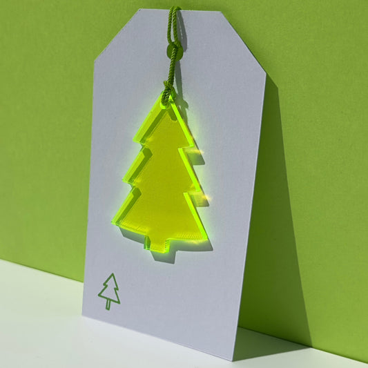 Acrylic Tree Gift Tag