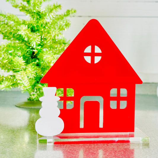 Holiday House Tabletop Decor