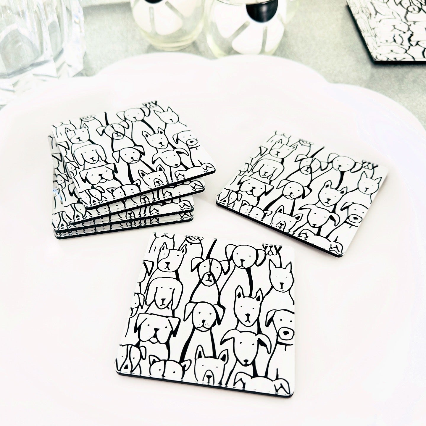Puppy Coaster Set