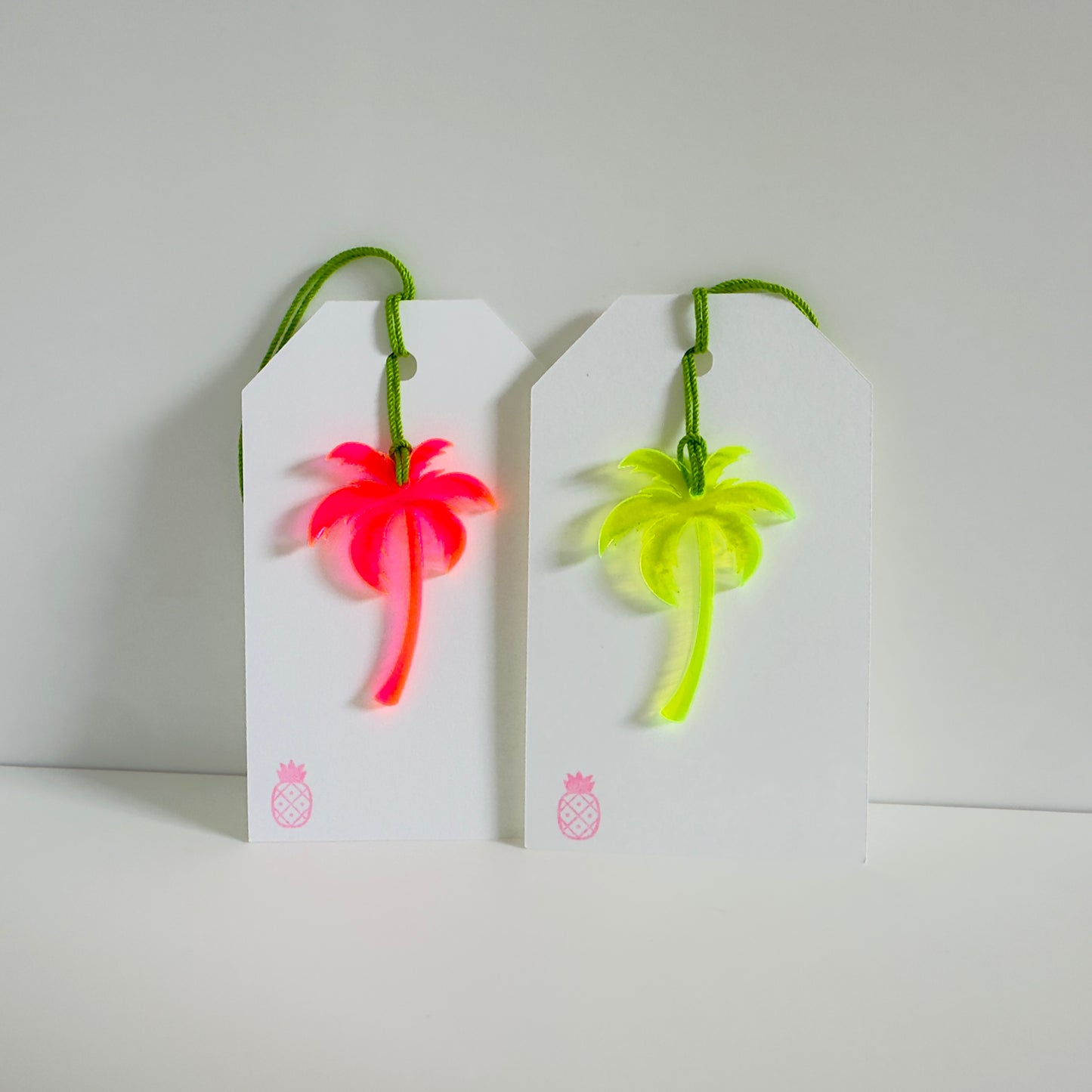 Acrylic Palm Tree Gift Tag