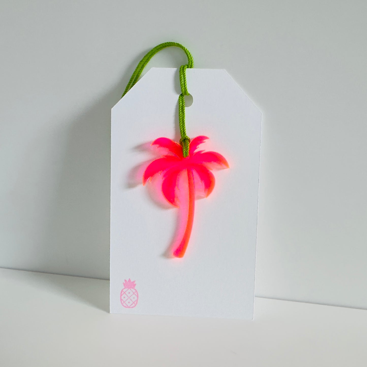 Acrylic Palm Tree Gift Tag