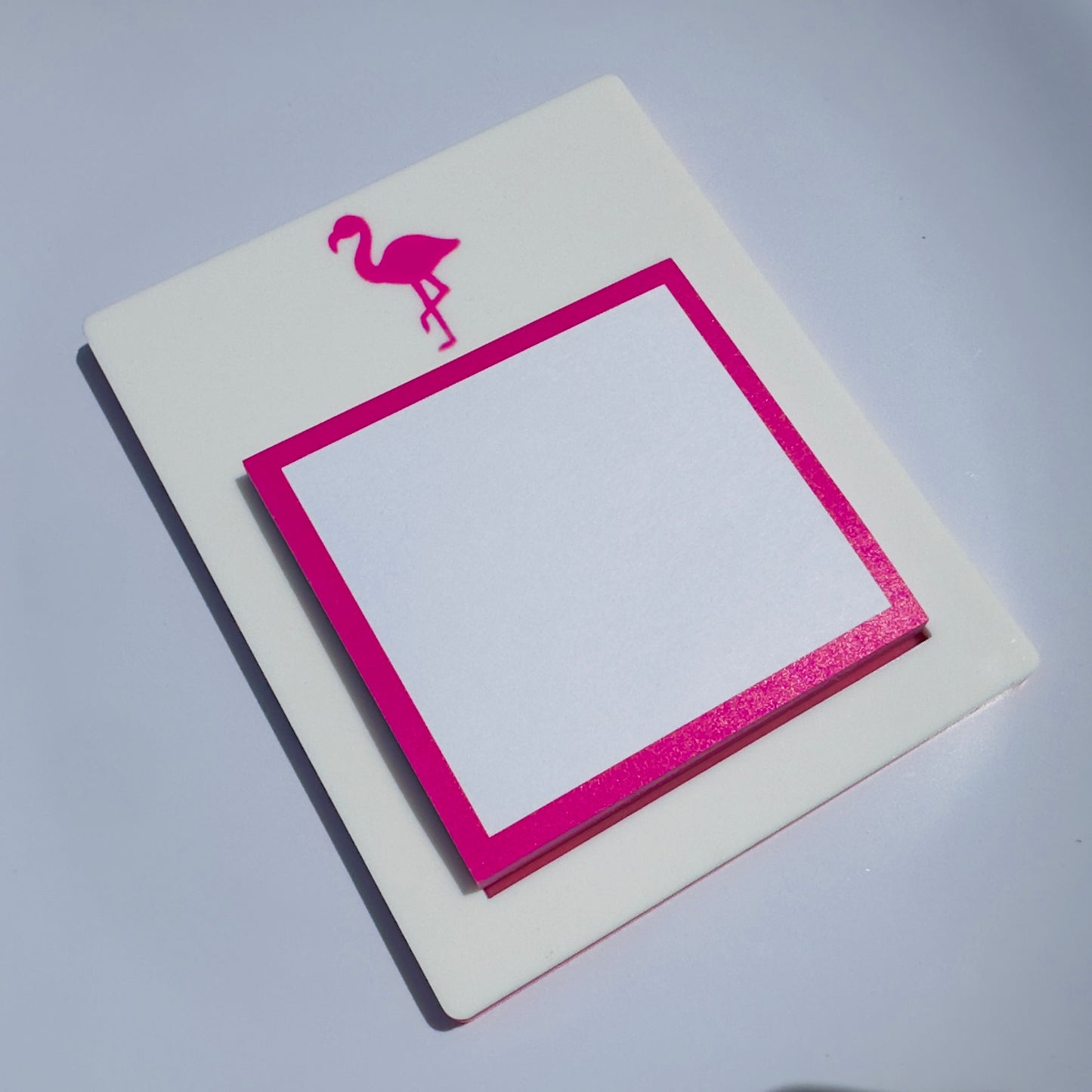 Acrylic Tropical Post-it-Note Holder