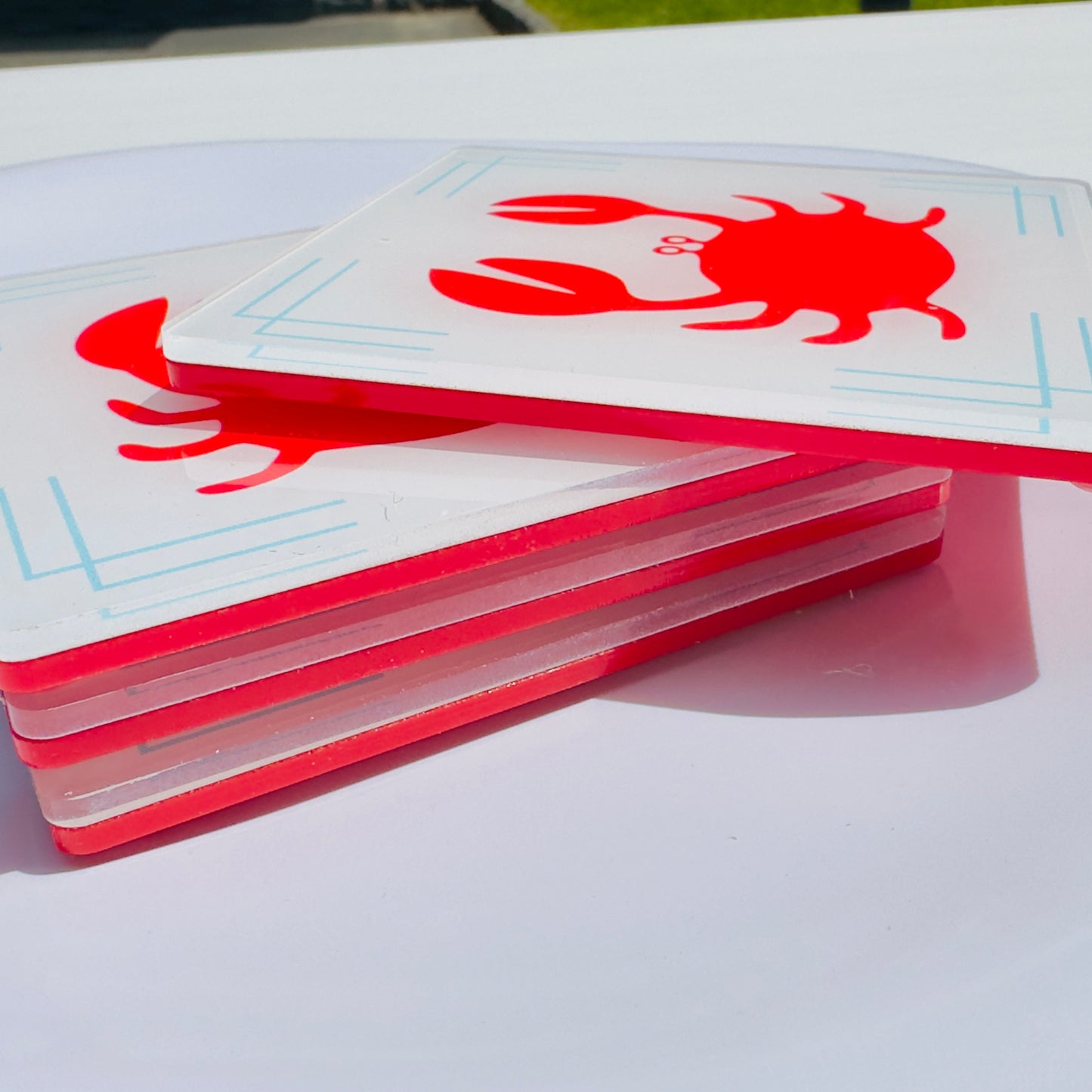 Coastal Crab Coaster Set