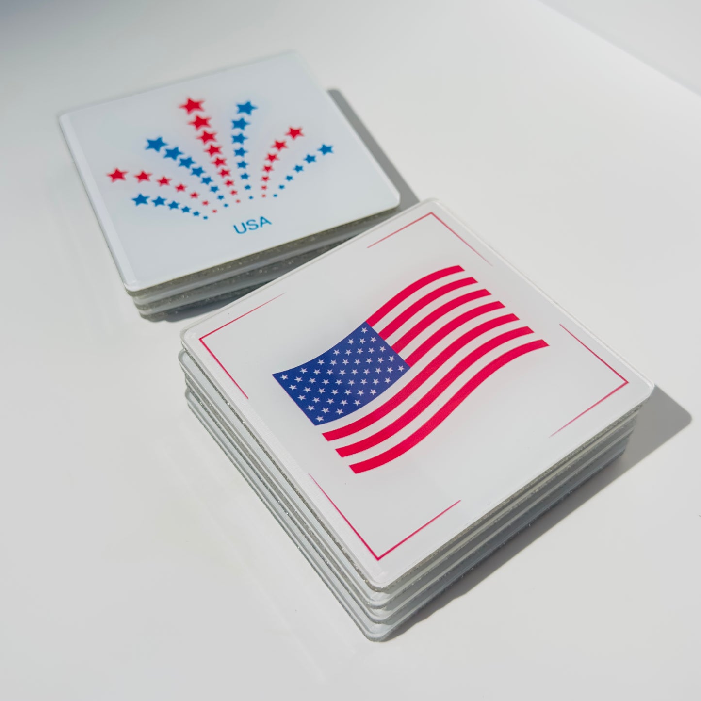 Fourth of July Coaster Set