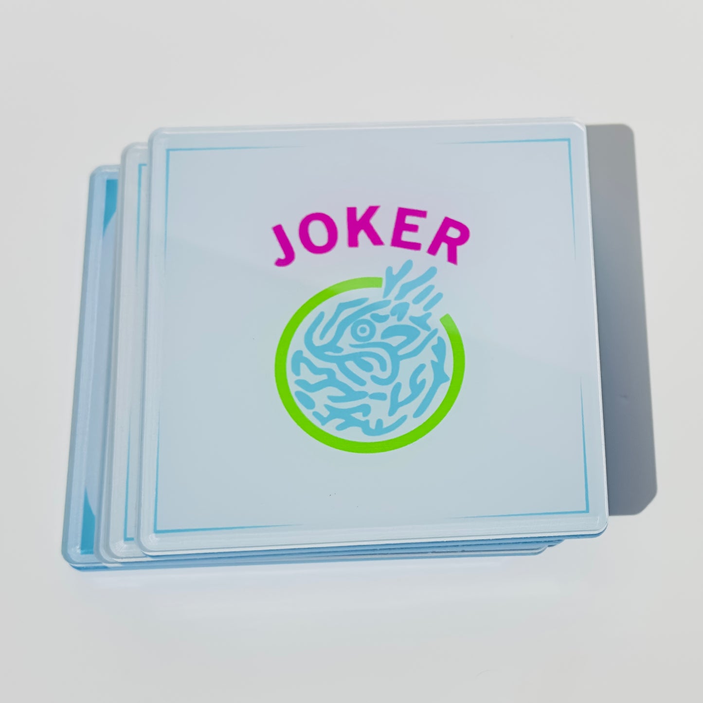 Mahjong Dragon Square Coaster Set