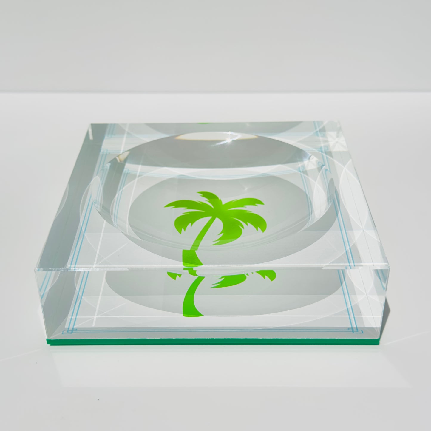 Acrylic Palm Tree Bowl / Catch-All Dish