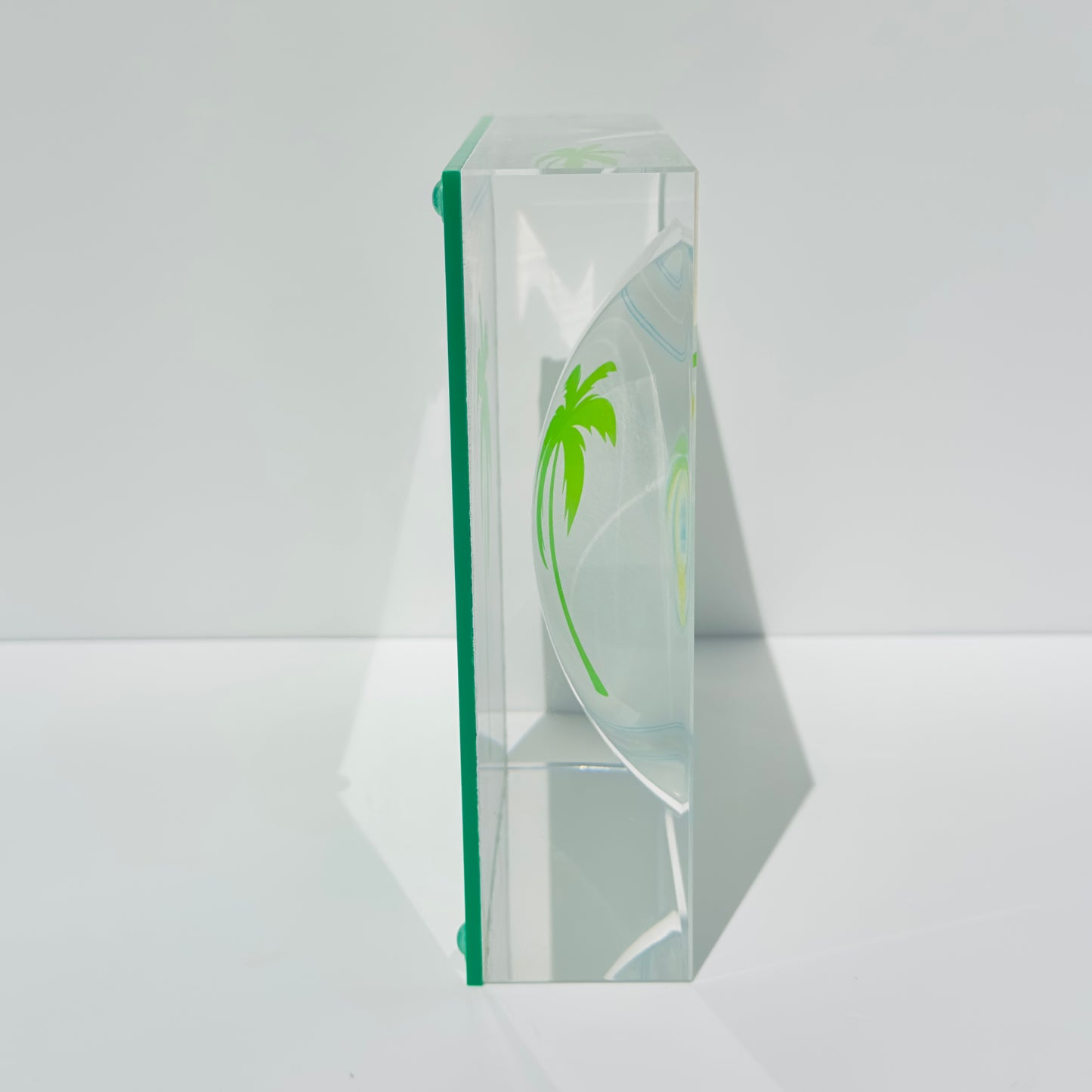 Acrylic Palm Tree Bowl / Catch-All Dish