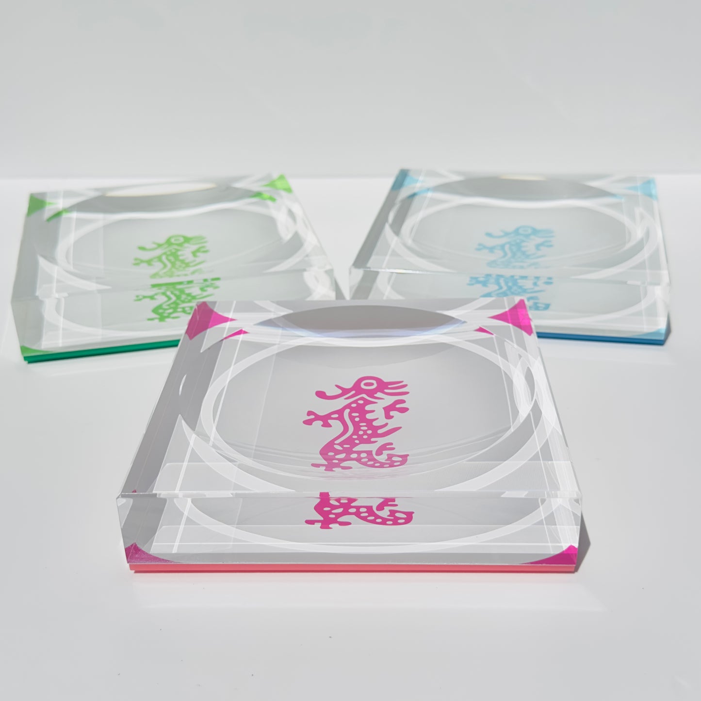 Acrylic Mahjong Dragon Bowl / Catch-All Dish