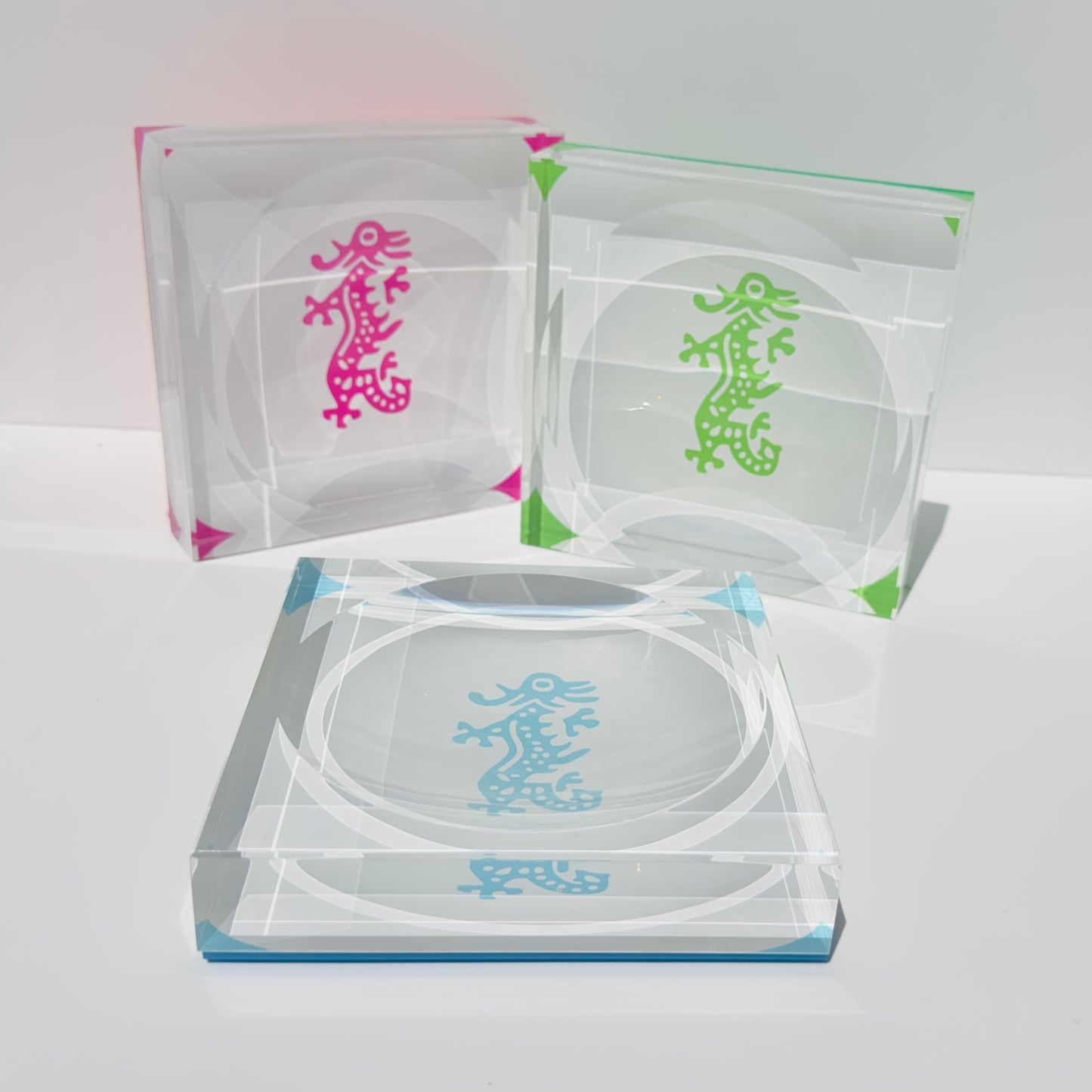 Acrylic Mahjong Dragon Bowl / Catch-All Dish