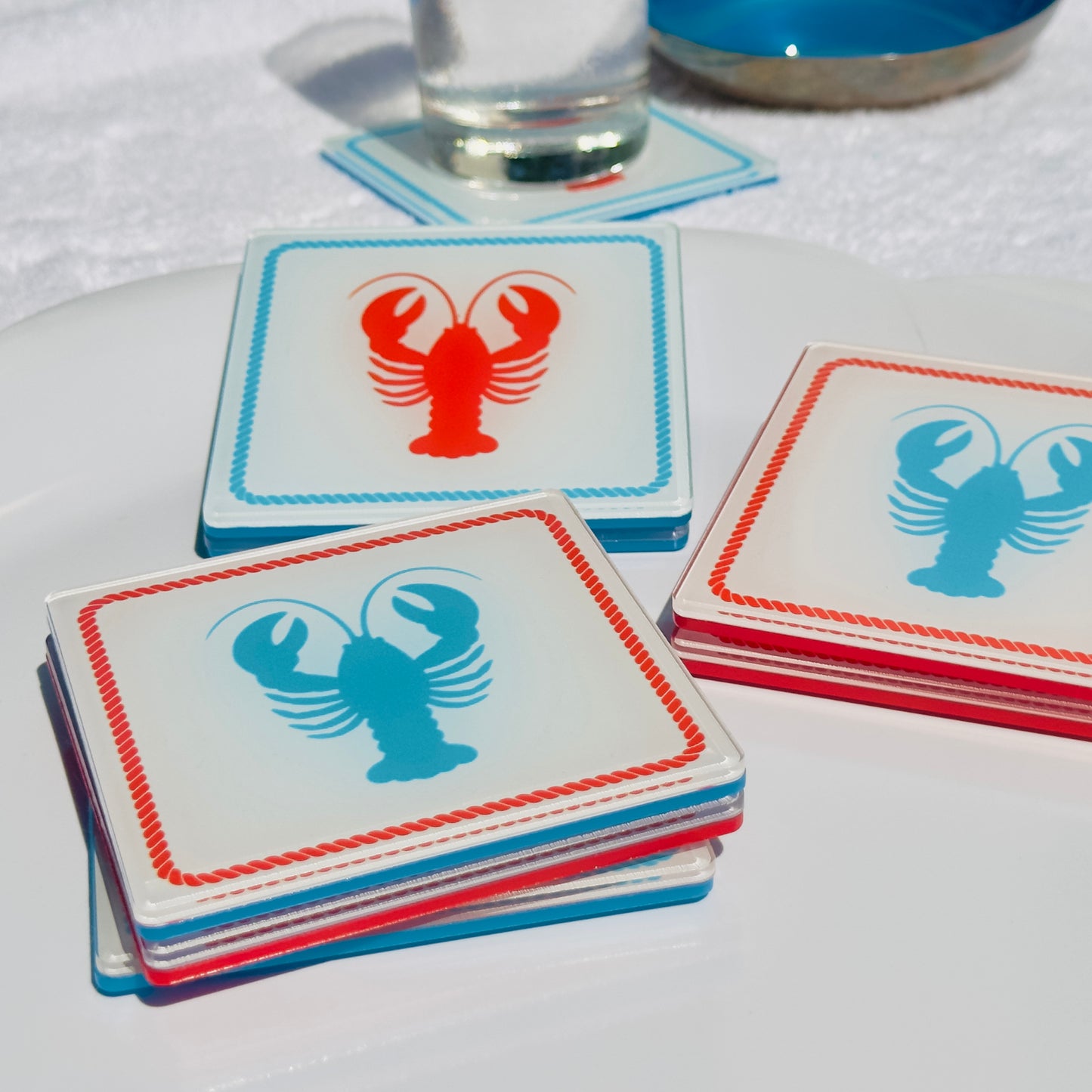 Lobster Coaster Set