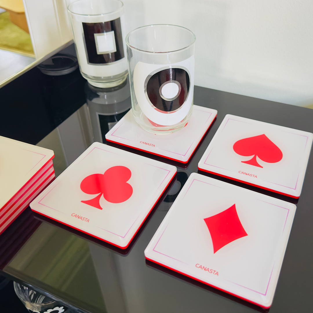 Canasta Coaster Set