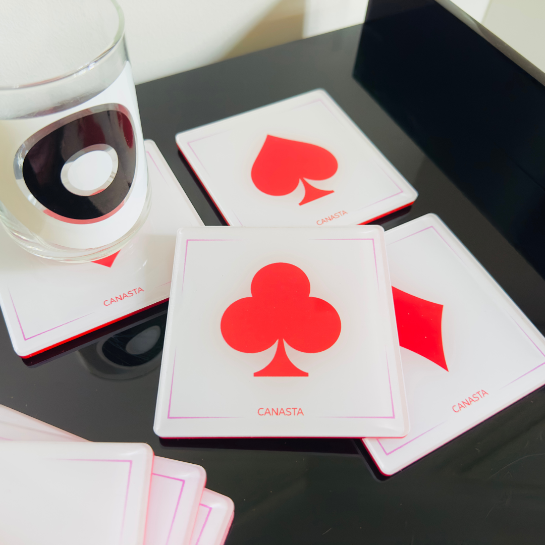 Canasta Coaster Set