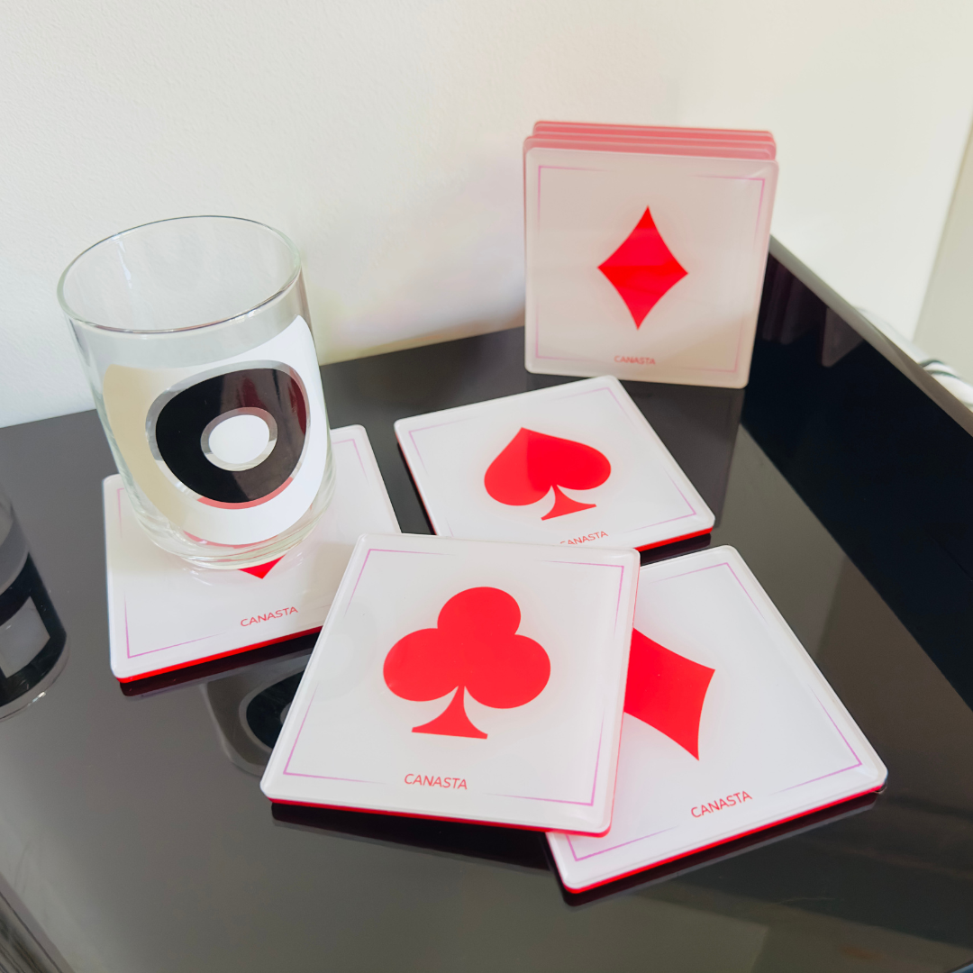 Canasta Coaster Set