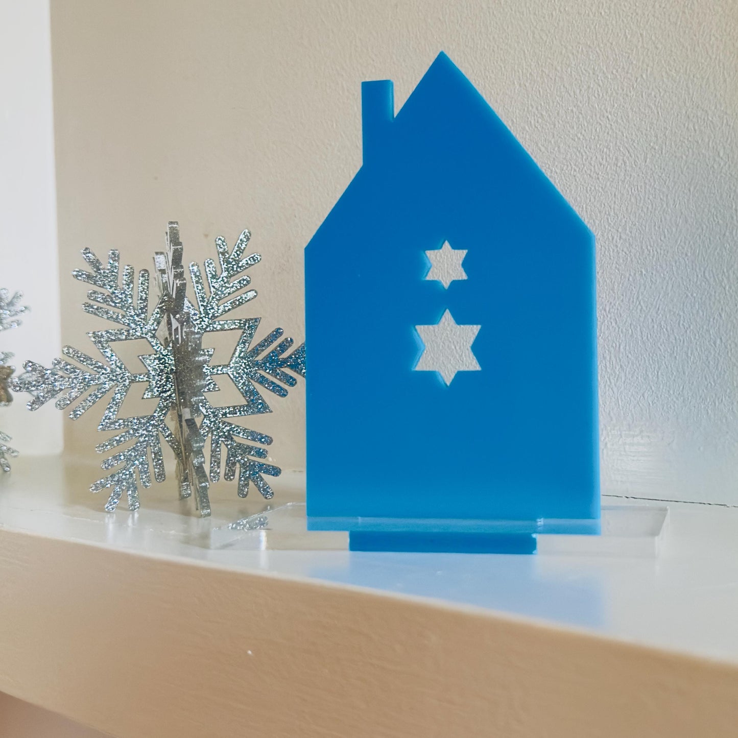 Acrylic Star Of David House Tabletop Decor