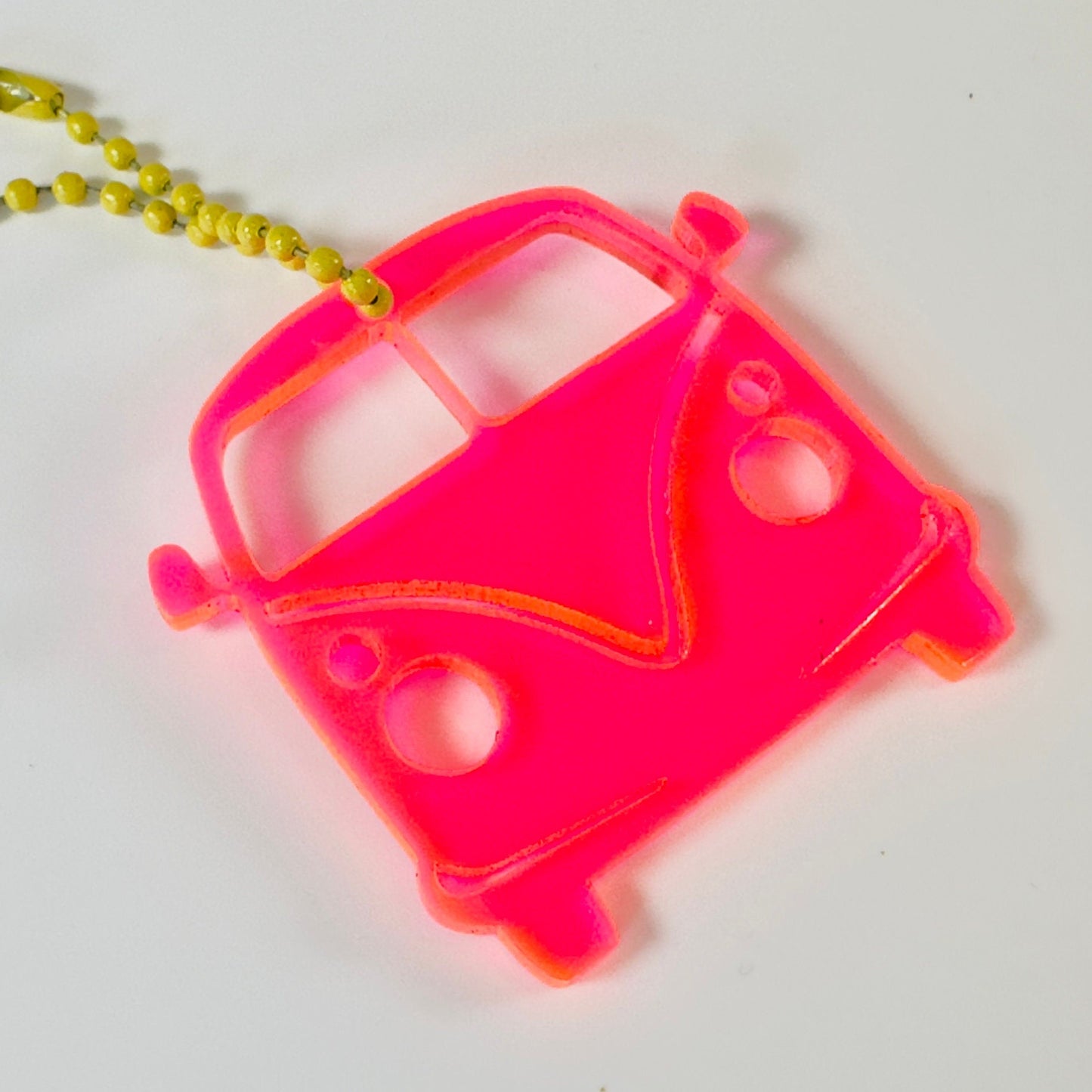 Acrylic VW Bus Gift Tag