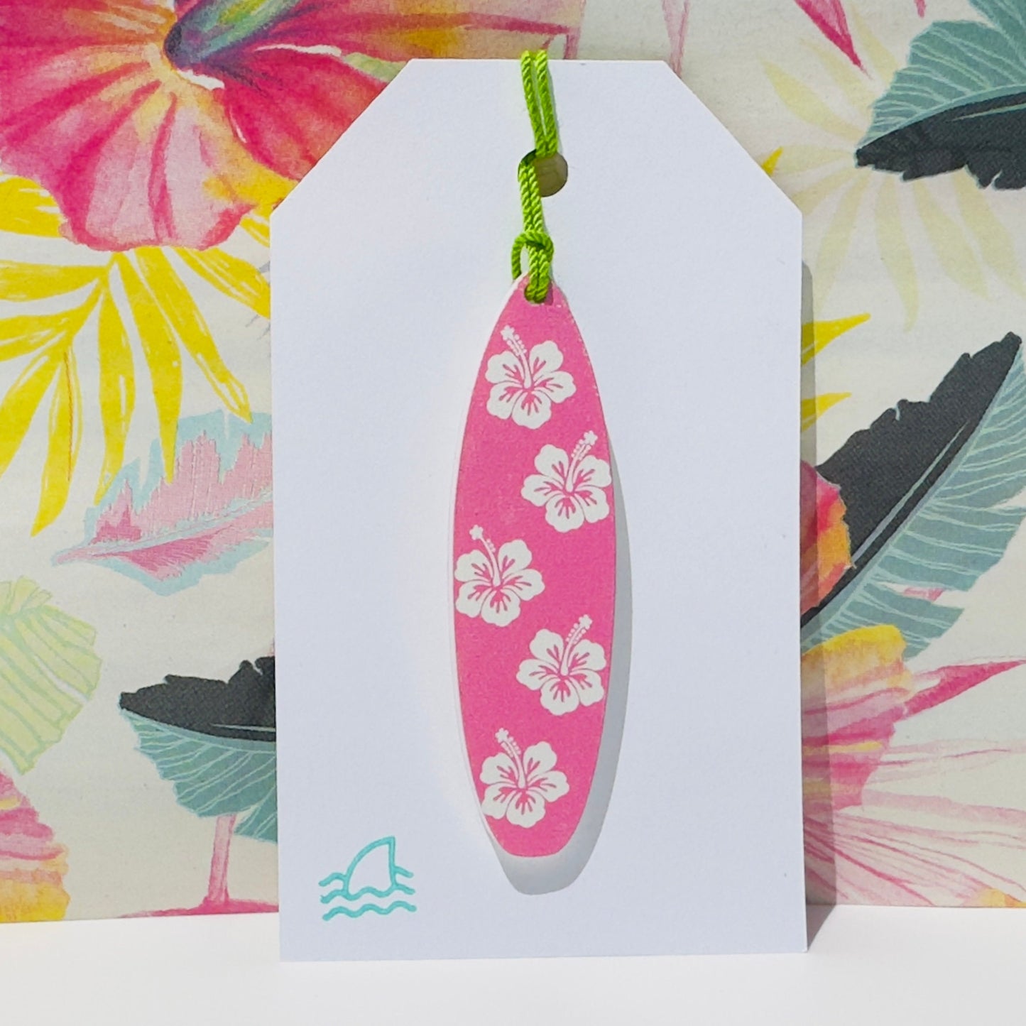 Acrylic Surfboard Gift Tag