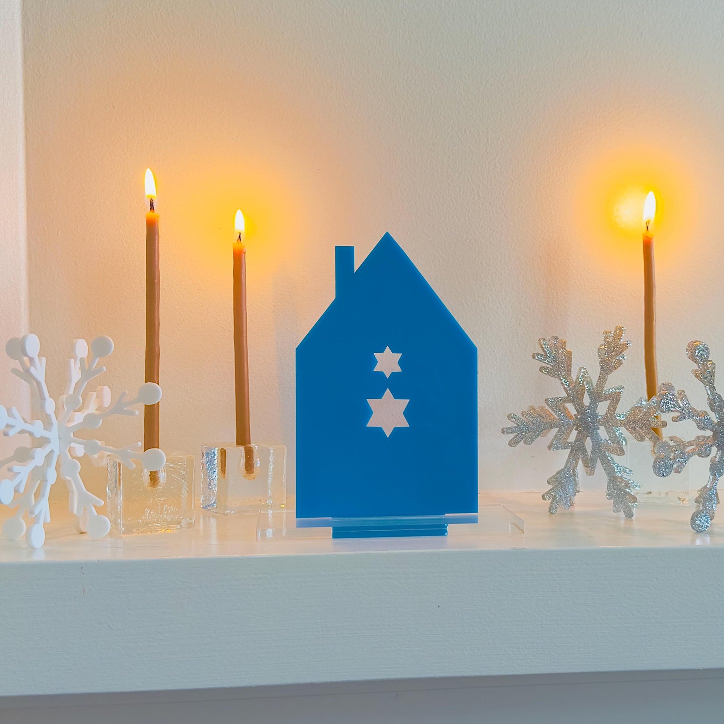 Acrylic Star Of David House Tabletop Decor