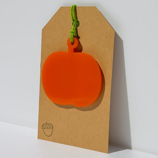 Acrylic Pumpkin Gift Tag