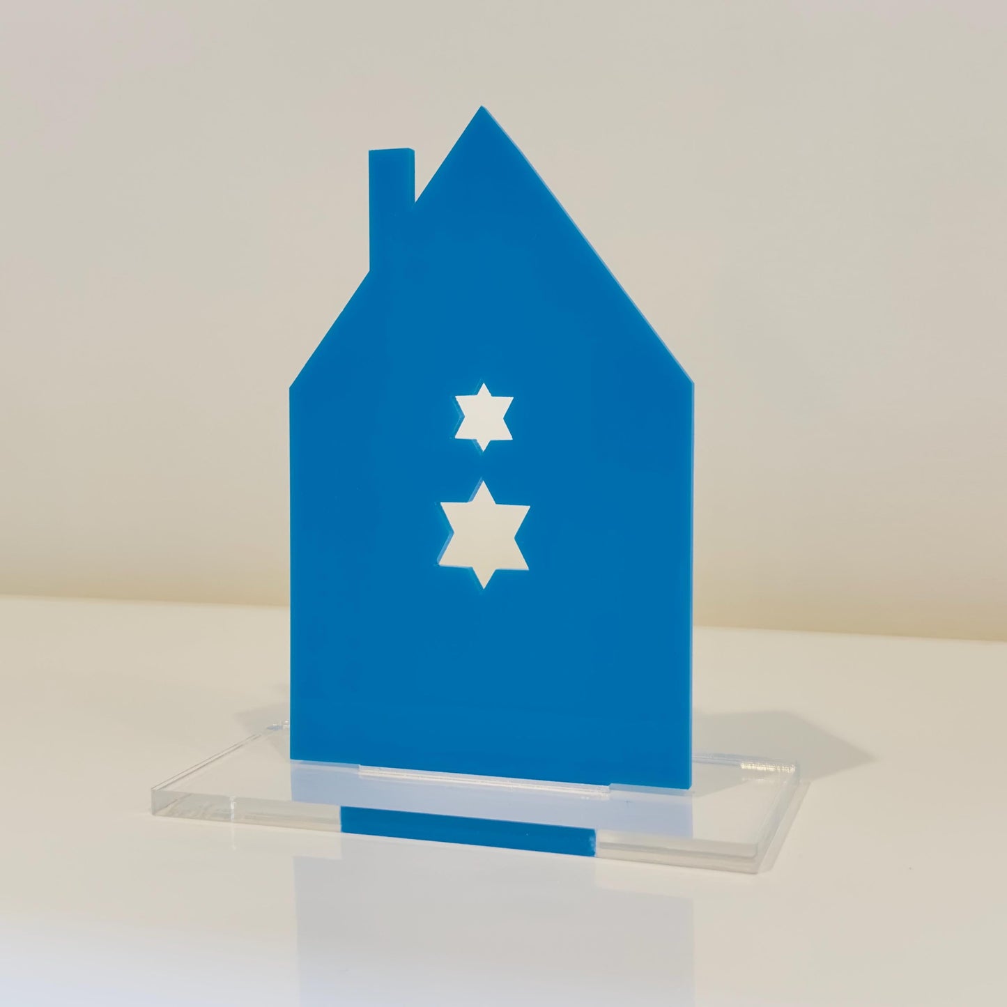 Acrylic Star Of David House Tabletop Decor