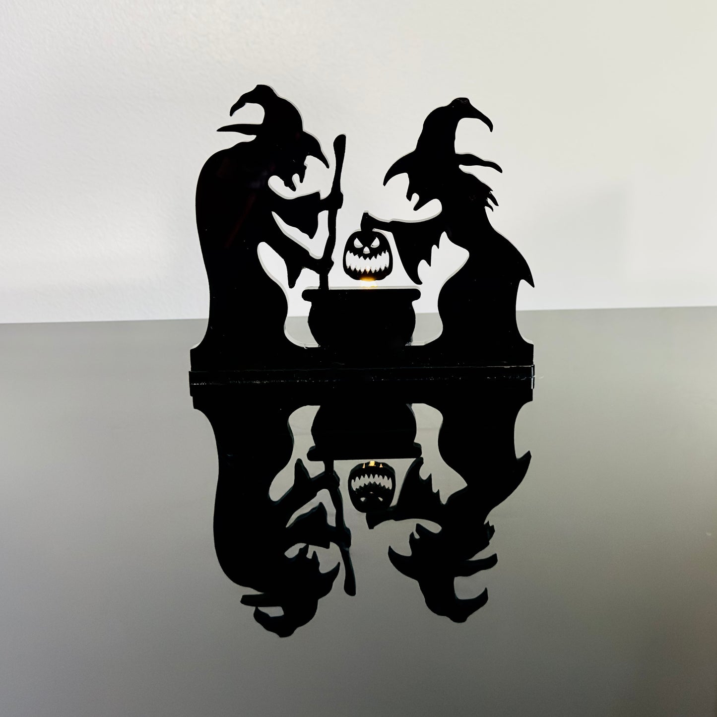 Acrylic Witch Halloween Tabletop Decor