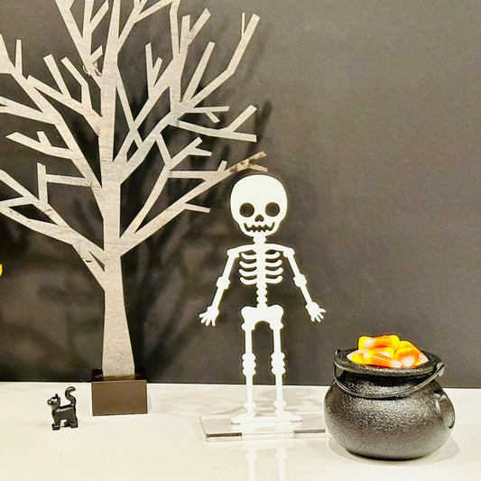 Acrylic Skeleton Halloween Tabletop Decor