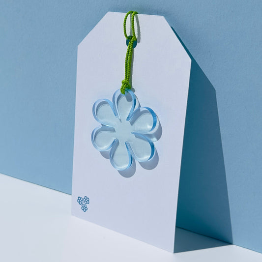 Acrylic Flower Gift Tag