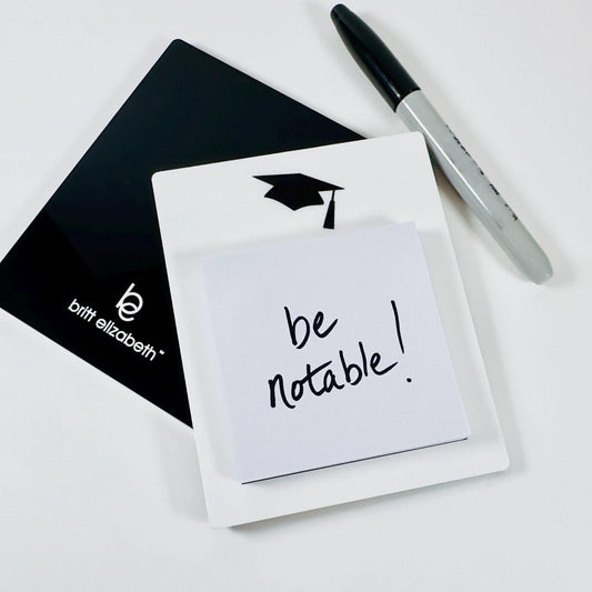 Acrylic Graduation Post-it-Note Holder