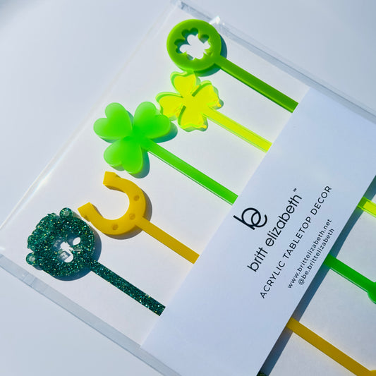 St Patrick's Day Drink Stirrers