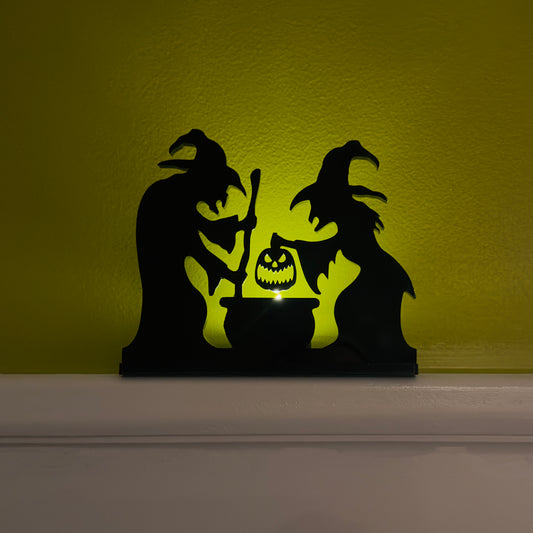 Acrylic Witch Halloween Tabletop Decor